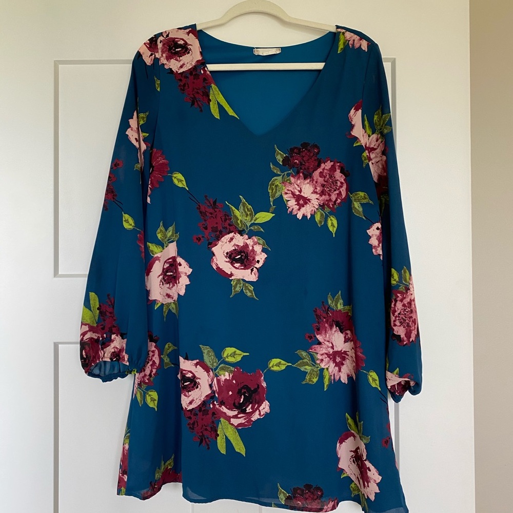 Altar’d State Long Sleeve Floral Dress